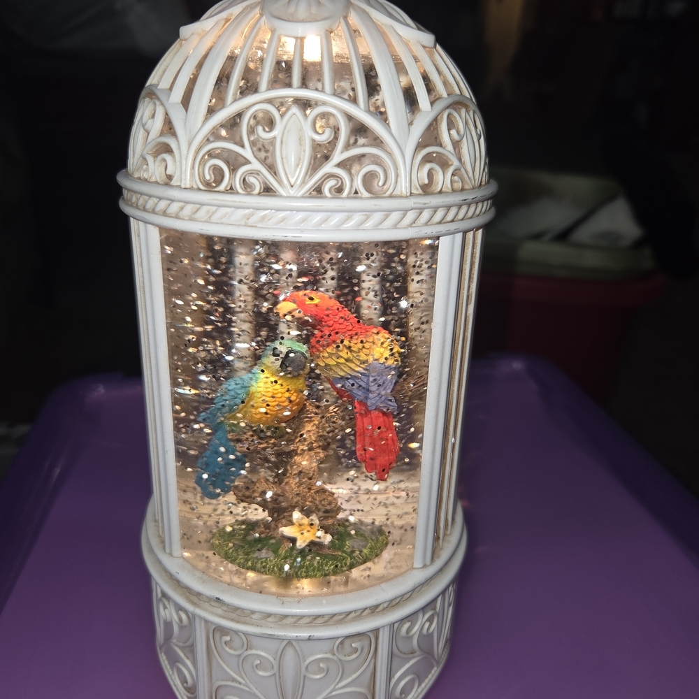 Colorful Parrot Decorative Clock